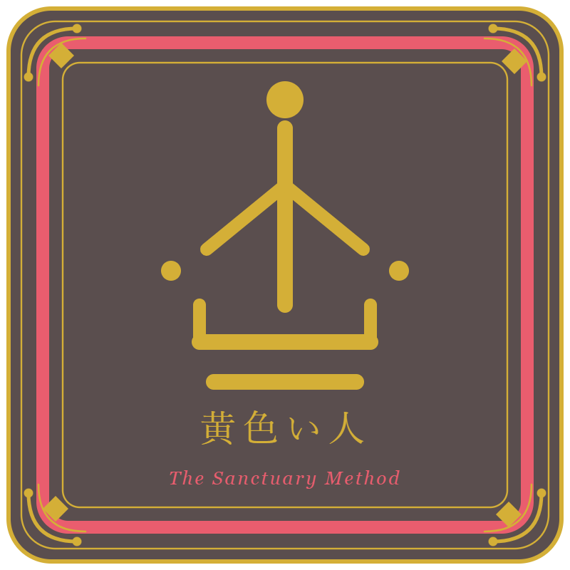 幸せの教室オリジナル紋章｜黄色い人