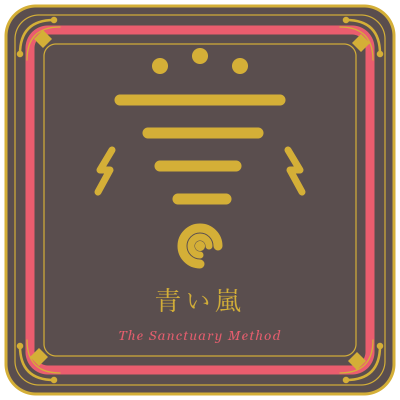 幸せの教室オリジナル紋章｜青い嵐