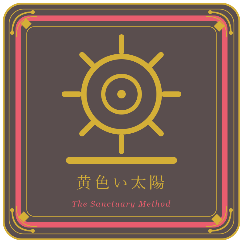 幸せの教室オリジナル紋章｜黄色い太陽